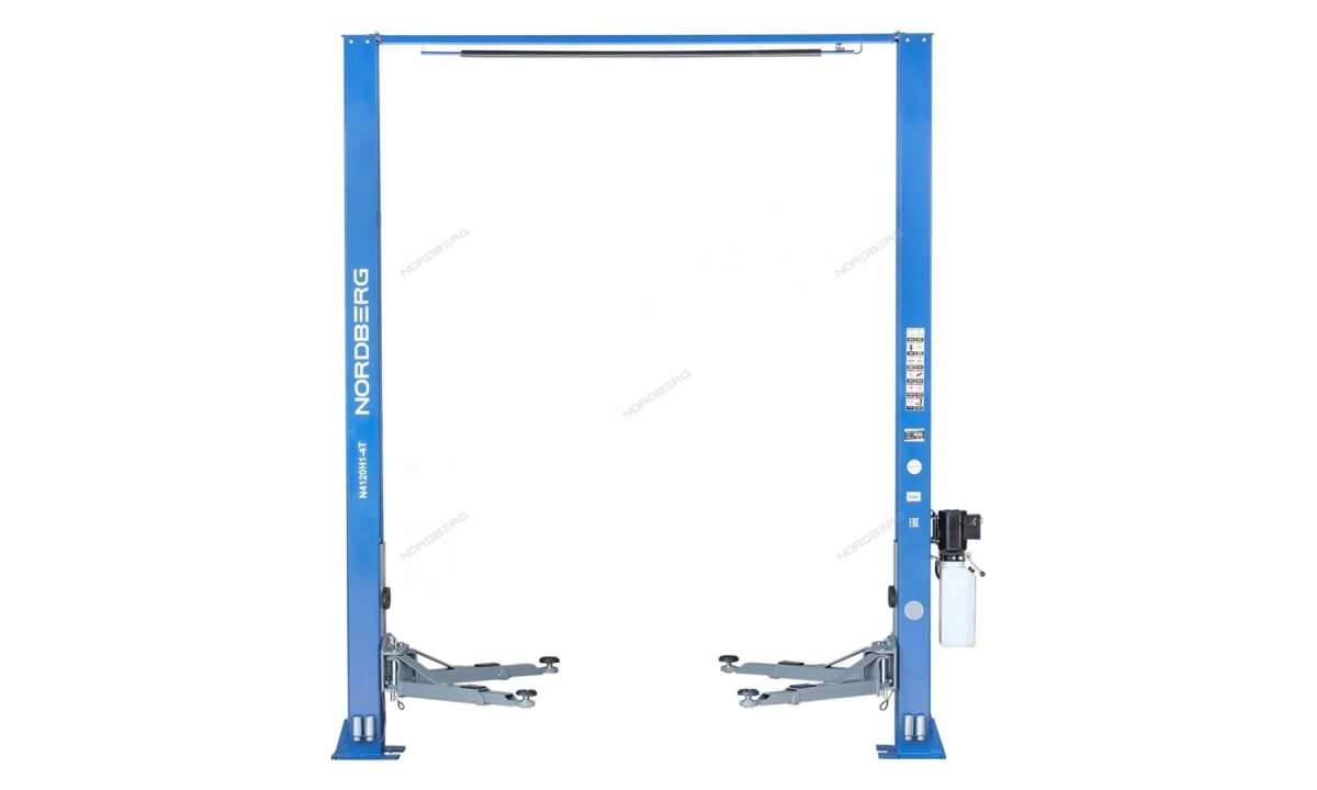  Подъемник 380V 2х стоечный 4т с верхней синхронизацией, H=4,0 м (синий) Nordberg N4120H1-4B (0)