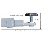  Подъемник 380V 2х стоечный 4т с верхней синхронизацией, H=4,0 м, с электростопорами (синий) Nordberg N4120H1E-4B мни (2)