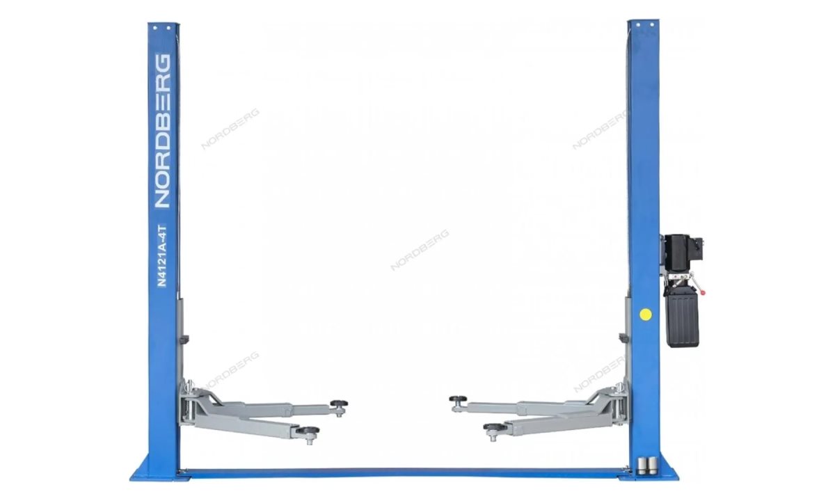  Подъемник 220V 2х стоечный 4т, асимметричный Nordberg N4121A-4T (0)