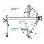  Подъемник 220V 2х стоечный 4т с верхней синхронизацией NORDBERG N4121H-4T мни (1)