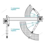  Подъемник 220V 2х стоечный 4т с верхней синхронизацией NORDBERG N4121H-4T мни (4)