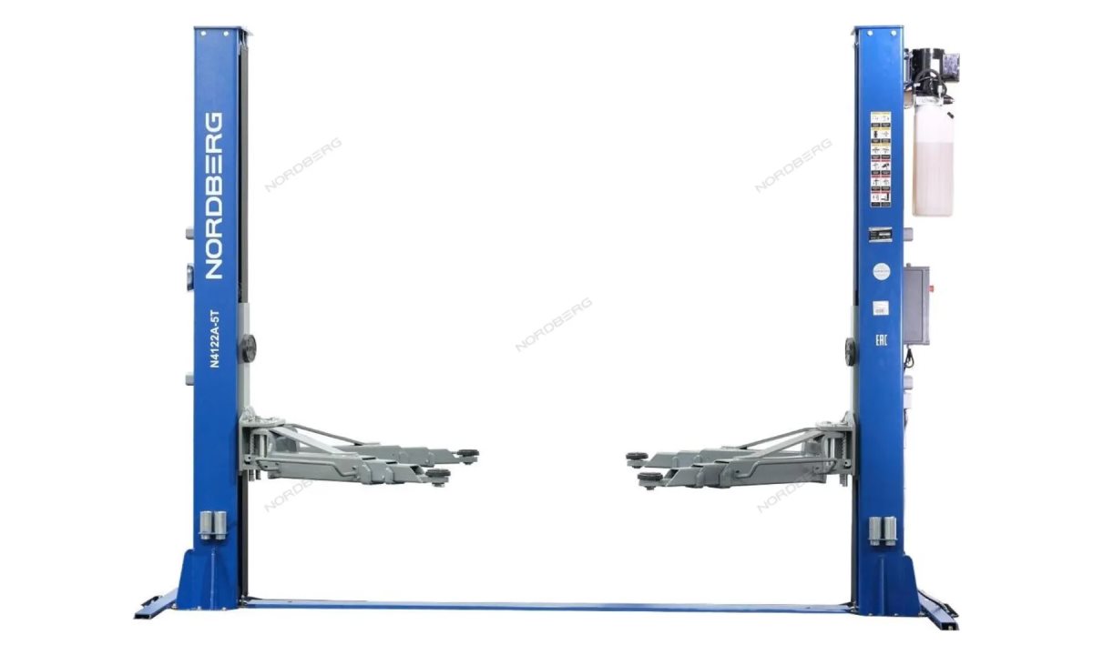  Подъемник 380V 2х стоечный 5т, с электростопорами NORDBERG N4122AE-5B (0)