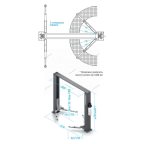  Подъемник 380V 2х стоечный 5т с верхней синхронизацией (серый) NORDBERG N4122H-5G мни (1)