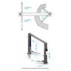  Подъемник 380V 2х стоечный 4,5т с верхней синхронизацией NORDBERG N4124HM-4,5G мни (1)