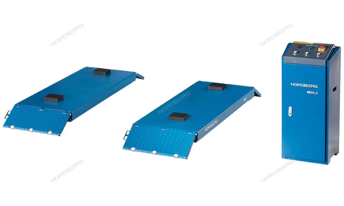  Подъемник ножничный низкопрофильный 3,0т 380В, (ст.арт. N631L-3 ) NORDBERG N631L-3B (1)
