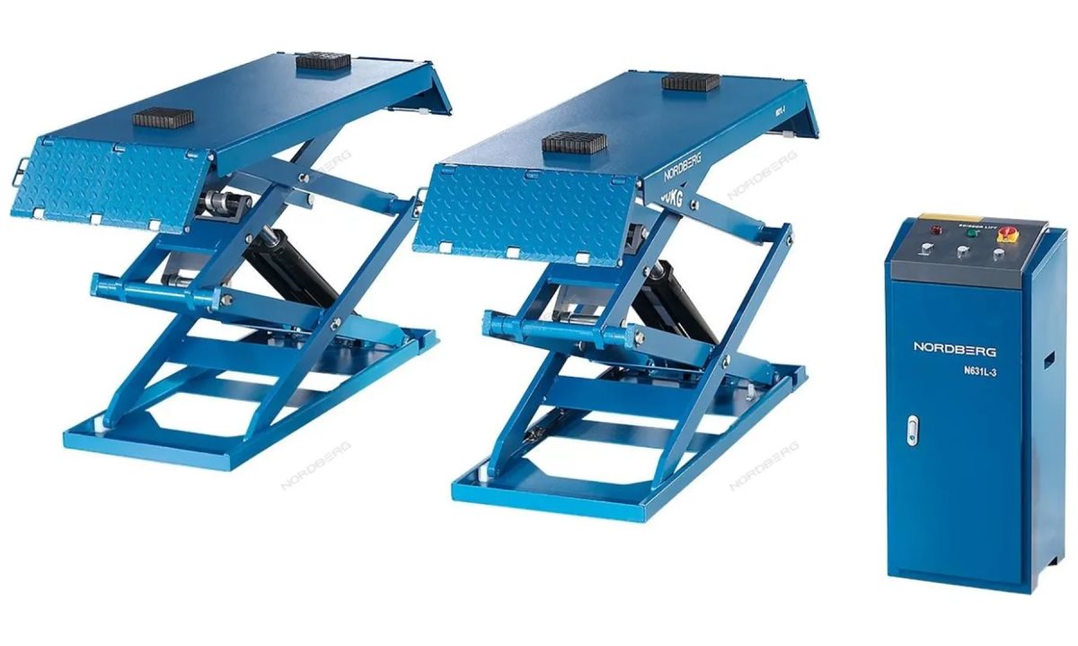  Подъемник ножничный низкопрофильный 3,0т 380В, (ст.арт. N631L-3 ) NORDBERG N631L-3B (0)