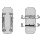  Подъемник ножничный 2,5т, портативный, мобильный 220В NORDBERG N633-2,5 мни (1)