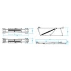  Подъемник ножничный 2,5т, портативный, мобильный 220В NORDBERG N633-2,5 мни (2)