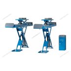  Подъемник ножничный для сх-разв 4,5т, 380В, 2 уровня (с авар. опусканием), синий NORDBERG N635-4,5B мни (5)