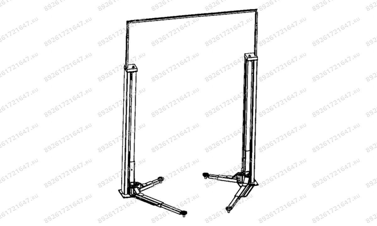  2-стоечный подъемник NUSSBAUM 2.25 SL (0)