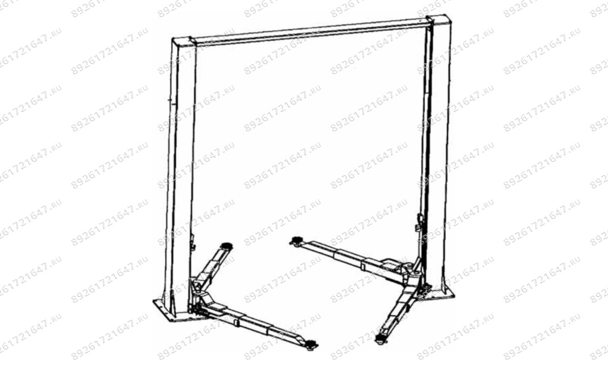  Подъемник двухстоечный Nussbaum 2.50 HDL  (0)