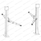  Электромеханический подъемник Nussbaum 2.50 SE мни (0)