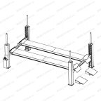  Четырехстоечный подъемник Nussbaum 4.100 H RM мни (0)