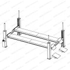  Четырехстоечный подъемник Nussbaum 4.160 H RM мни (0)