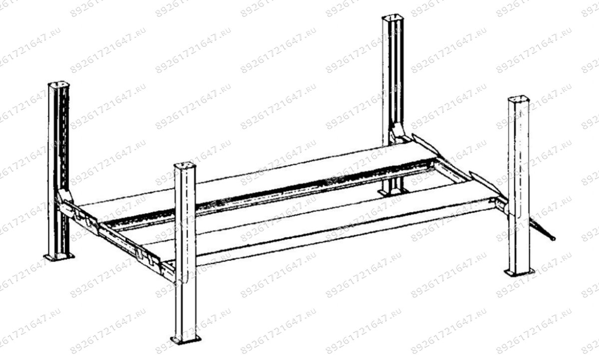  Четырехстоечный подъемник Nussbaum 4.32 (0)