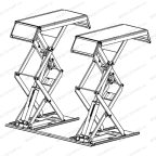  Ножничный подъемник Nussbaum JUMBO LIFT NT 3500 мни (0)