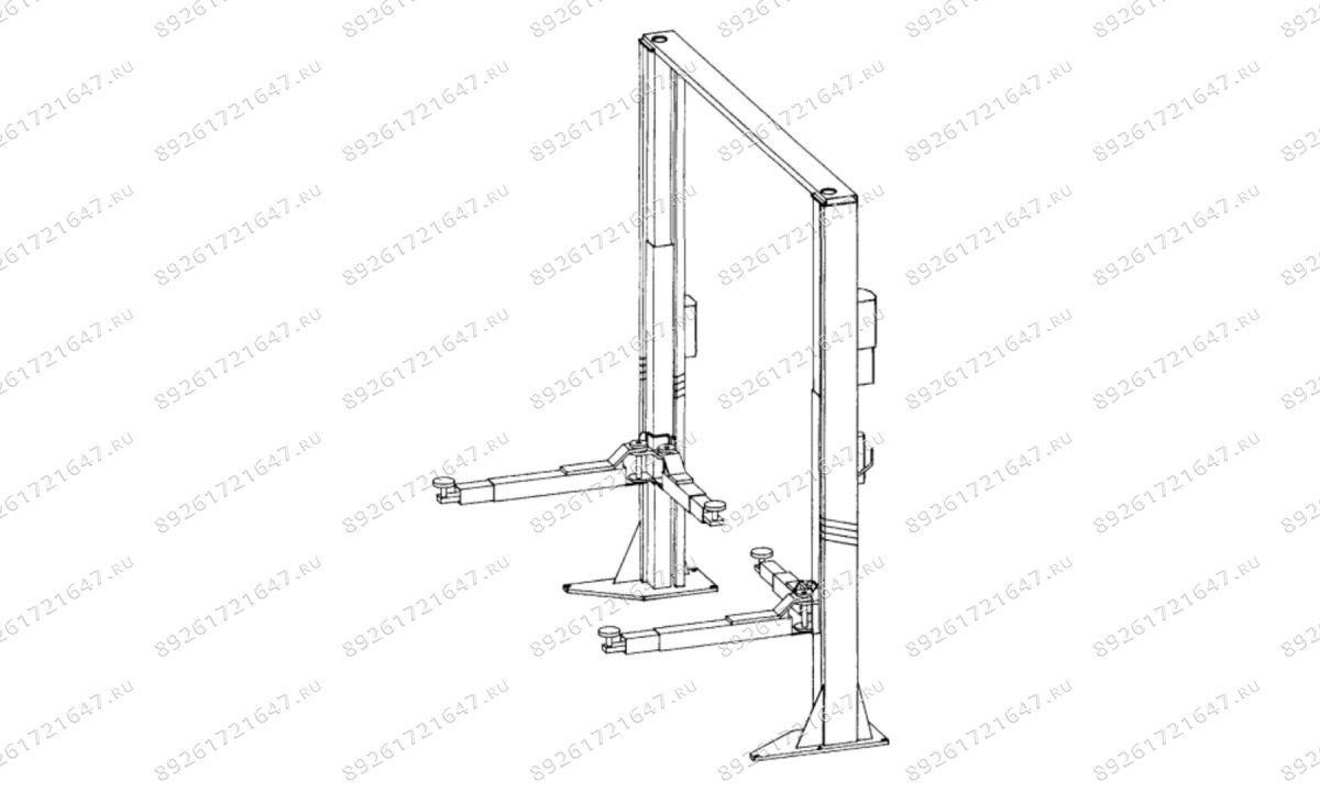  Двухстоечный подъемник Nussbaum SPL 4000 (0)