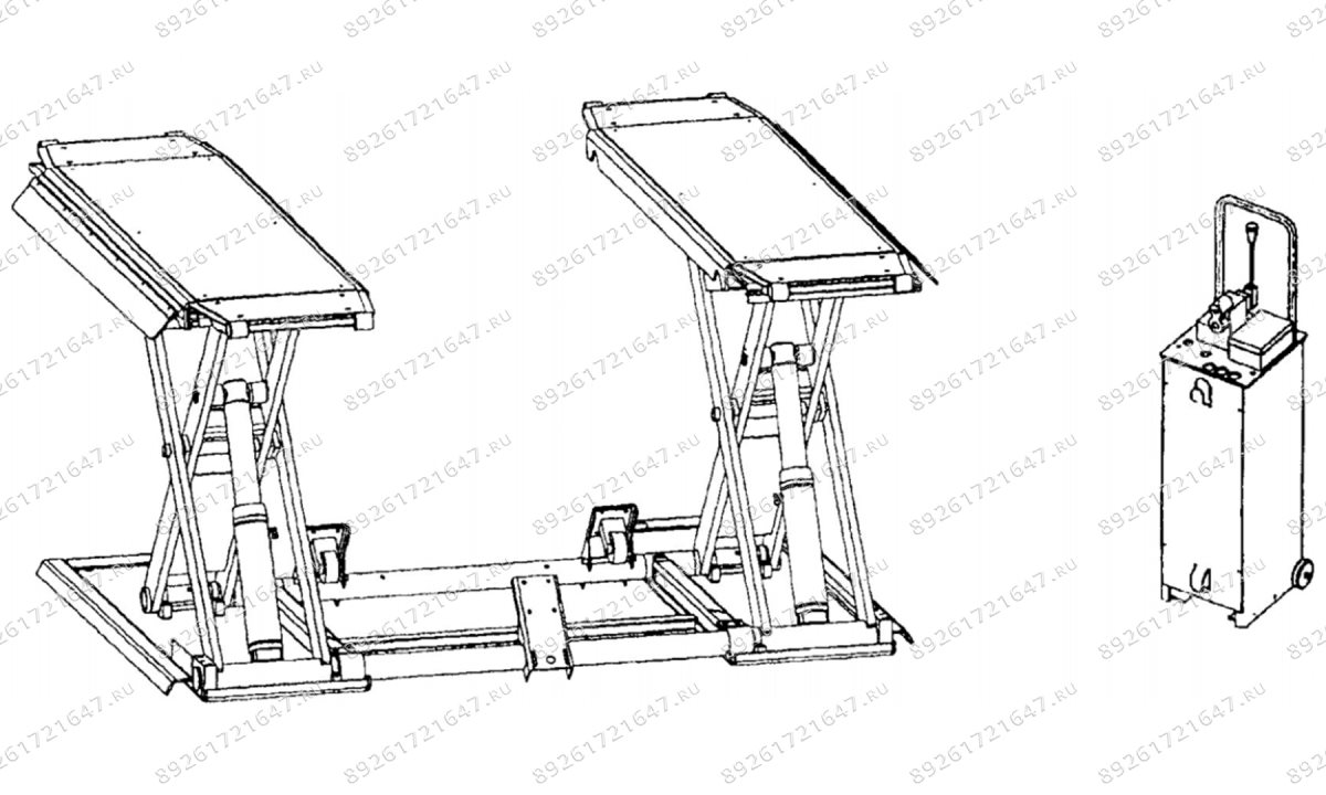 Ножничный подъемник Nussbaum SPRINTER EXPRESS MOBIL (0)