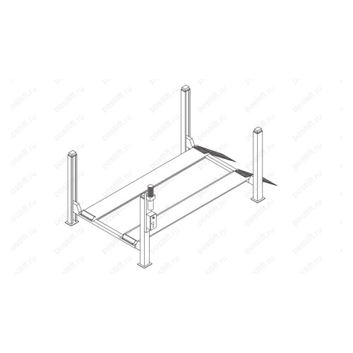 Подъёмник четырёхстоечный OMA-Werther 450-3D (OMA526L5)