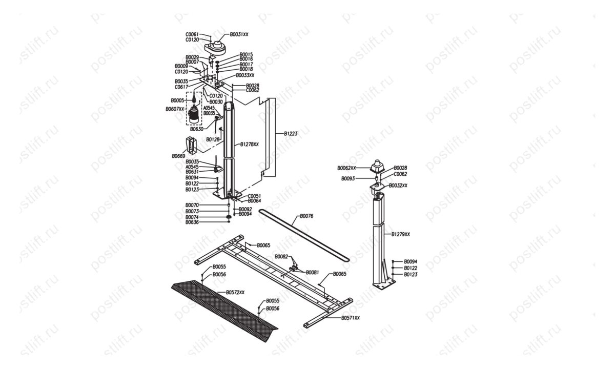  Двухстоечный подъемник OMA 502 (0)
