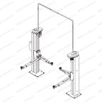  Подъемник двухстоечный электромеханический OMA 505C мни (0)