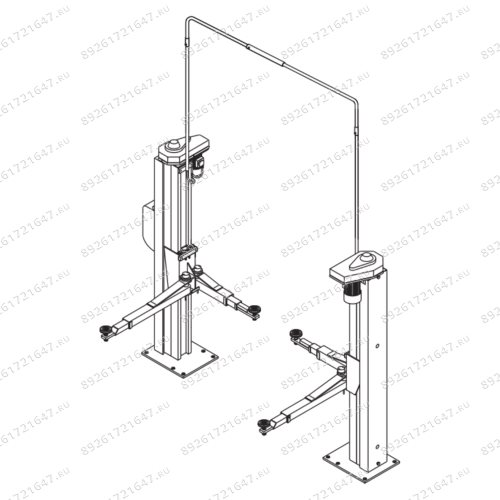 Подъемник двухстоечный электромеханический OMA 505C
