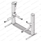  Подъемник двухстоечный электрогидравлический OMA 506C мни (0)
