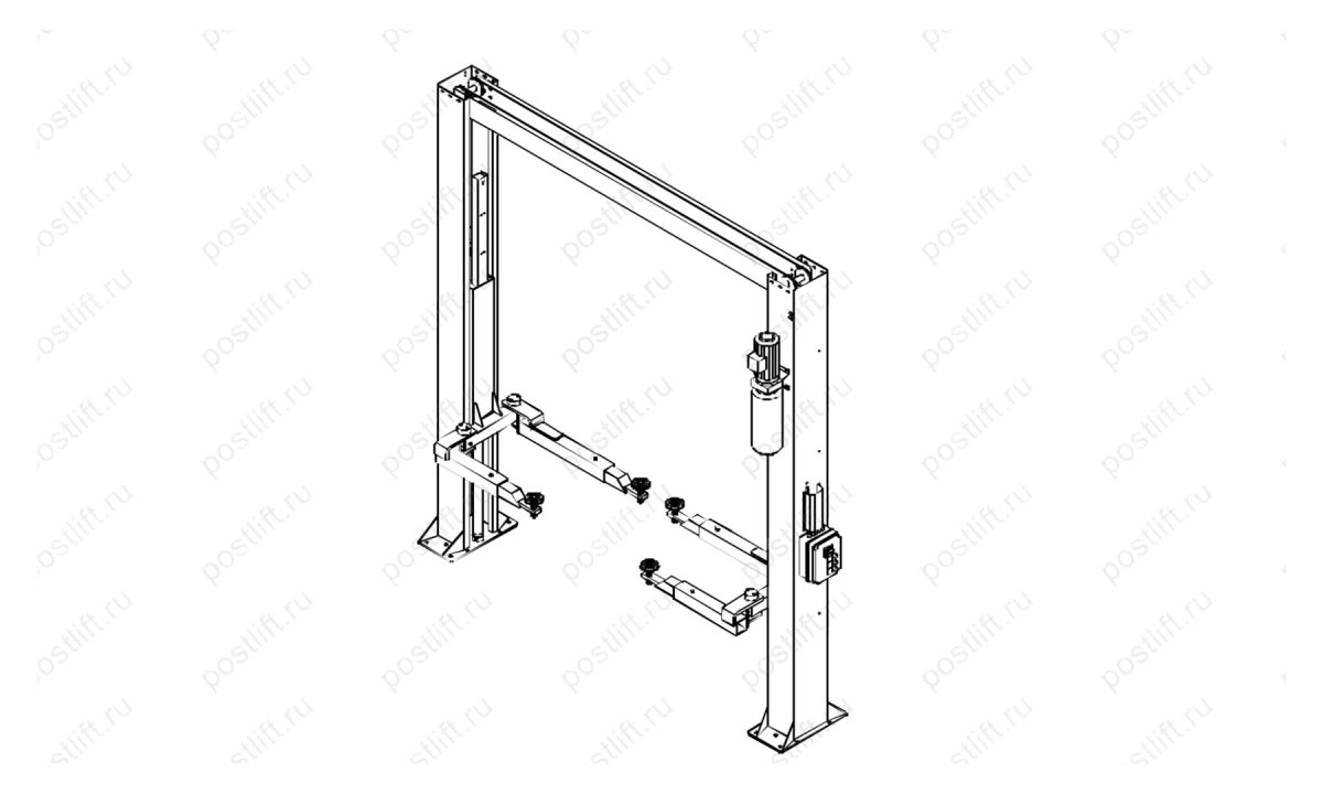  Подъемник двухстоечный Werther OMA 513 (0)