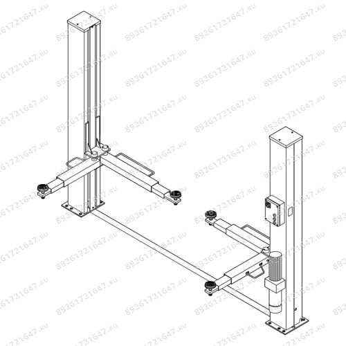 Двухстоечный подъемник ОМА 514SP
