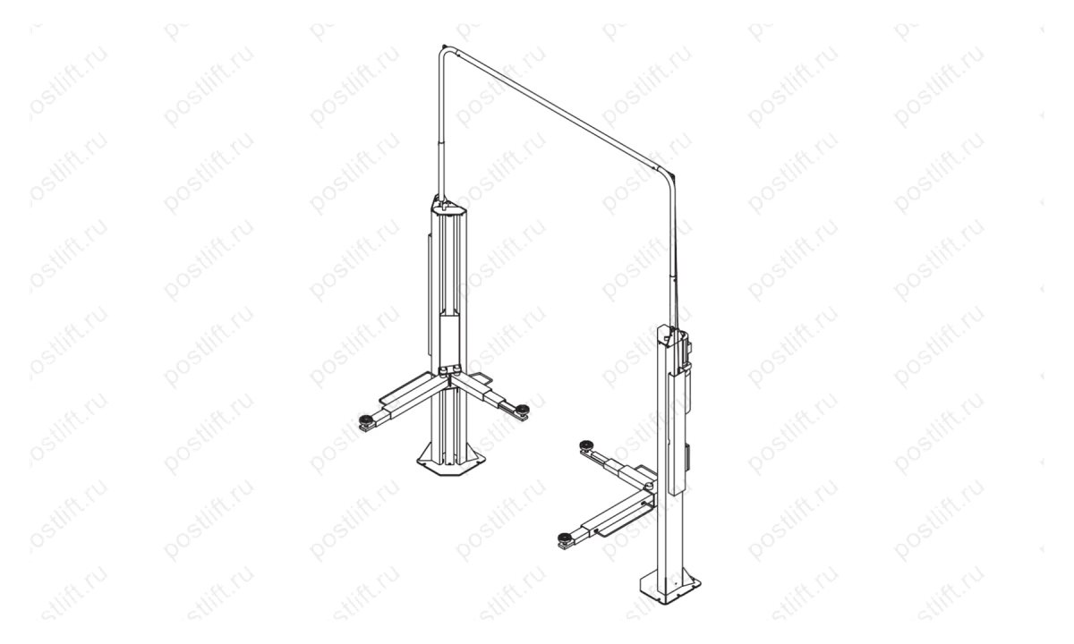  Подъемник 2-х стоечный OMA 517 (0)