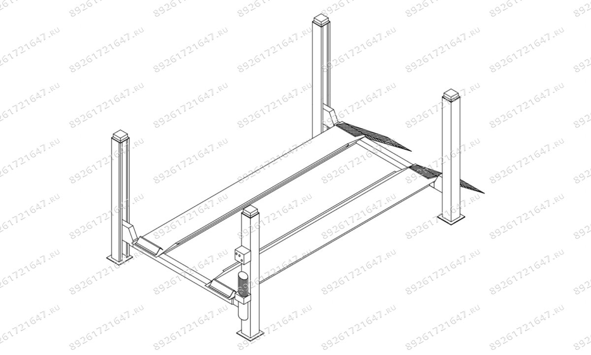  Четырехстоечный подъемник OMA 523 (0)