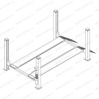  Четырехстоечный подъемник OMA 523 мни (0)