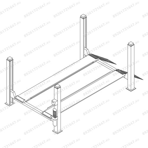 Четырехстоечный подъемник OMA 523