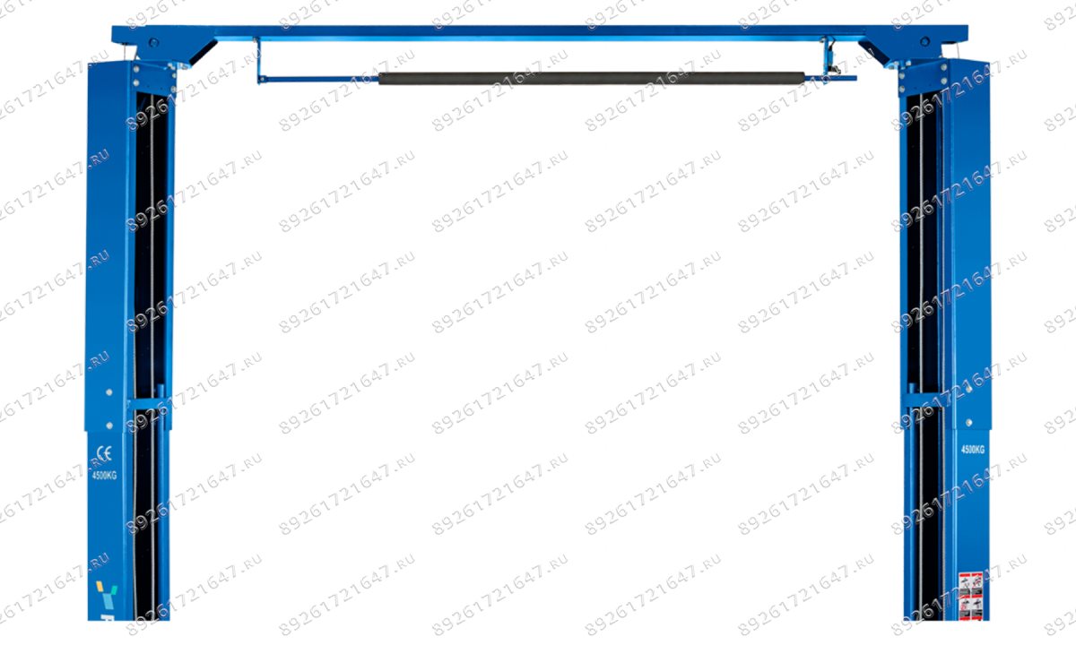  Автоподъемник двухстоечный ROSSVIK ПГА-4500Е г/п 4.5т, 380В, с верхней синхронизацией. Синий RAL5005 (1)