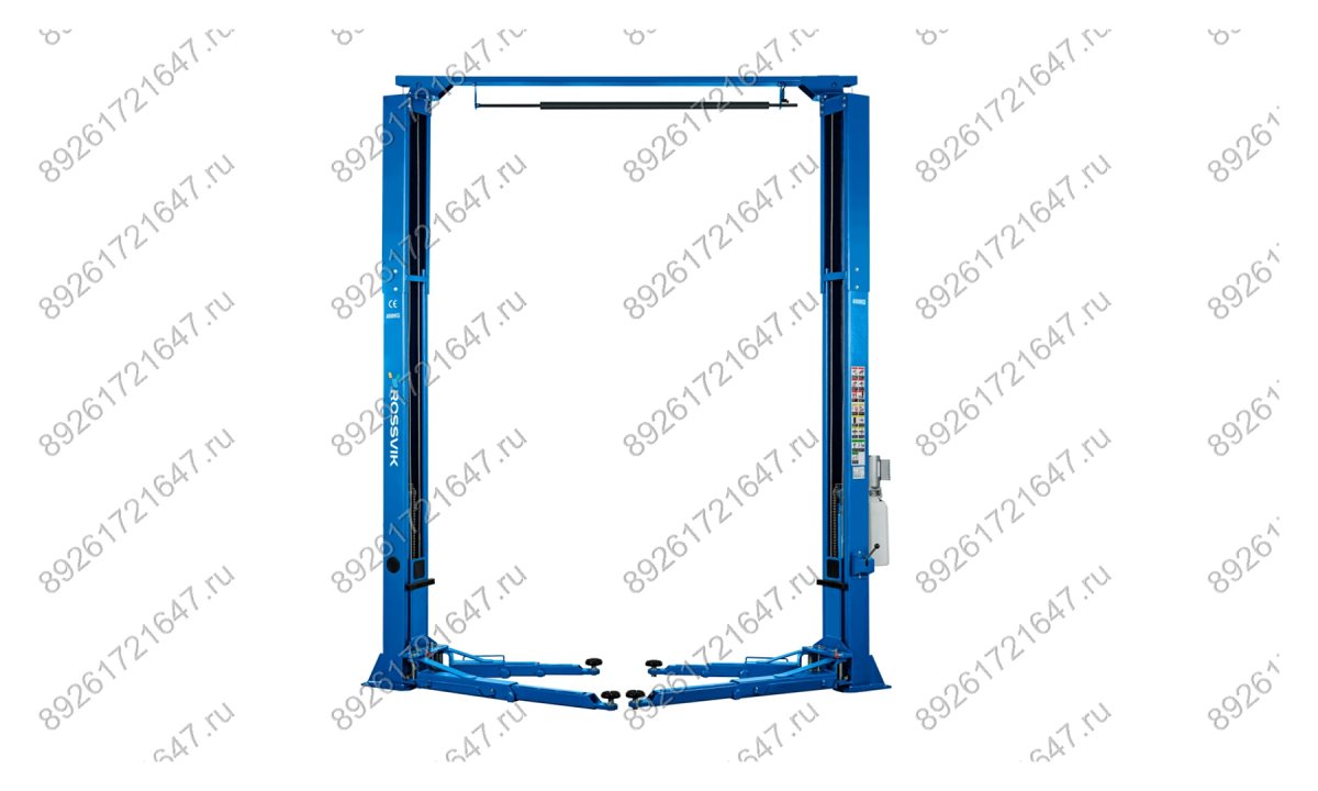  Автоподъемник двухстоечный ROSSVIK ПГА-4500Е г/п 4.5т, 380В, с верхней синхронизацией. Синий RAL5005 (0)