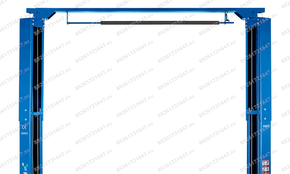  Автоподъемник двухстоечный ROSSVIK ПГА-4500Е г/п 4.5т, 380В, с верхней синхронизацией. Синий RAL5005 (1)