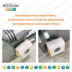  Автоподъемник двухстоечный ROSSVIK PRO V2-4.0 г/п 4.0т, 380В RAL7016D мни (5)