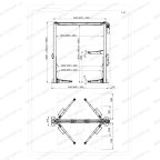  Автоподъемник двухстоечный ROSSVIK PRO V2-4.5L г/п 4.5т, 380В мни (8)