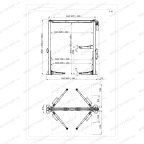  Автоподъемник двухстоечный ROSSVIK PRO V2-4.5L г/п 4.5т, 380В мни (4)