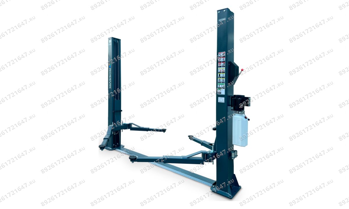  Автоподъемник двухстоечный ROSSVIK T4H г/п 4.0т, 380В, электрогидравлический с нижней синхронизацией (1)
