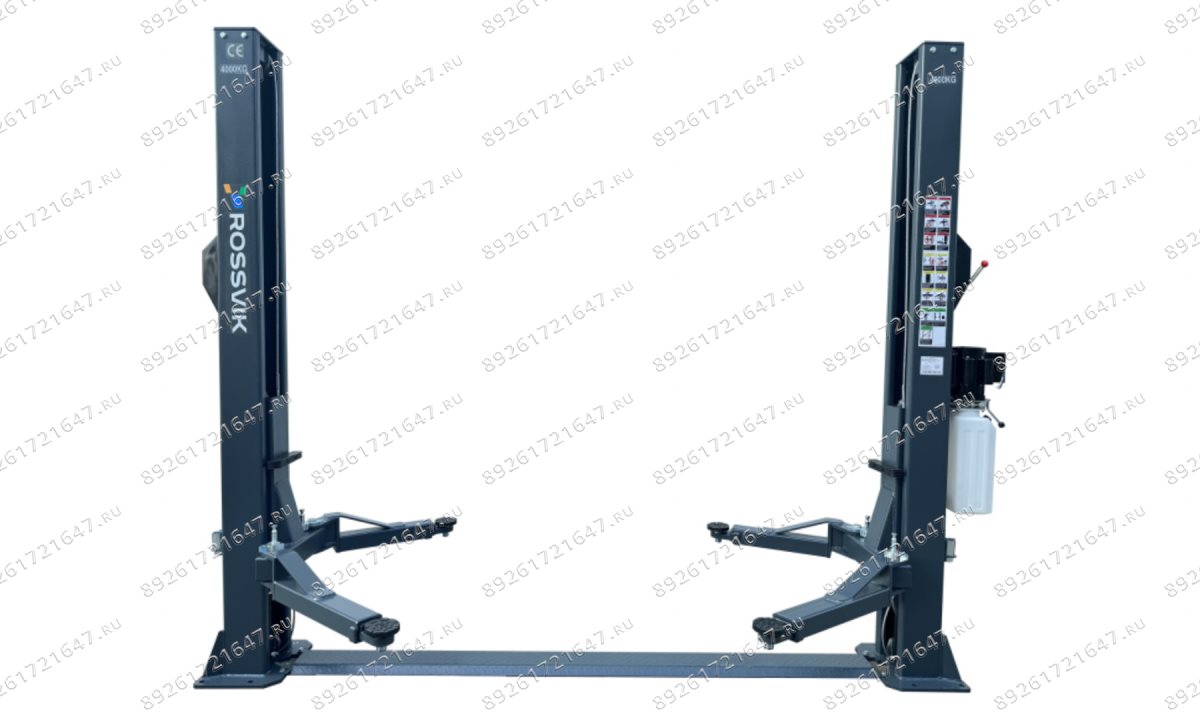  Автоподъемник двухстоечный ROSSVIK T4H г/п 4.0т, 380В, электрогидравлический с нижней синхронизацией (0)