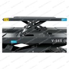  Автоподъемник ножничный ROSSVIK PRO V-55X (52/ON) напольный для р/с, г/п 5.5т, 380В RAL7040 Серый мни (3)