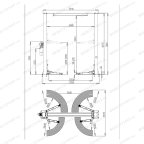  Автоподъемник двухстоечный ROSSVIK V2-4L г/п 4.0т, 220В, электрогидравлический с верхней синхронизац мни (1)