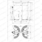  Автоподъемник двухстоечный ROSSVIK V2-4LB г/п 4.0т, 380В мни (0)