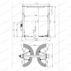  Автоподъемник двухстоечный ROSSVIK V2-4LH г/п 4.0т, 380В, с верхней синхронизацией. Синий мни (0)