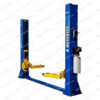  Автоподъемник двухстоечный ROSSVIK V2-5.5 г/п 5,5т, 380В, с нижней синхронизацией. Синий мни (2)