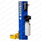  Автоподъемник двухстоечный ROSSVIK V2-5.5 г/п 5,5т, 380В, с нижней синхронизацией. Синий мни (3)