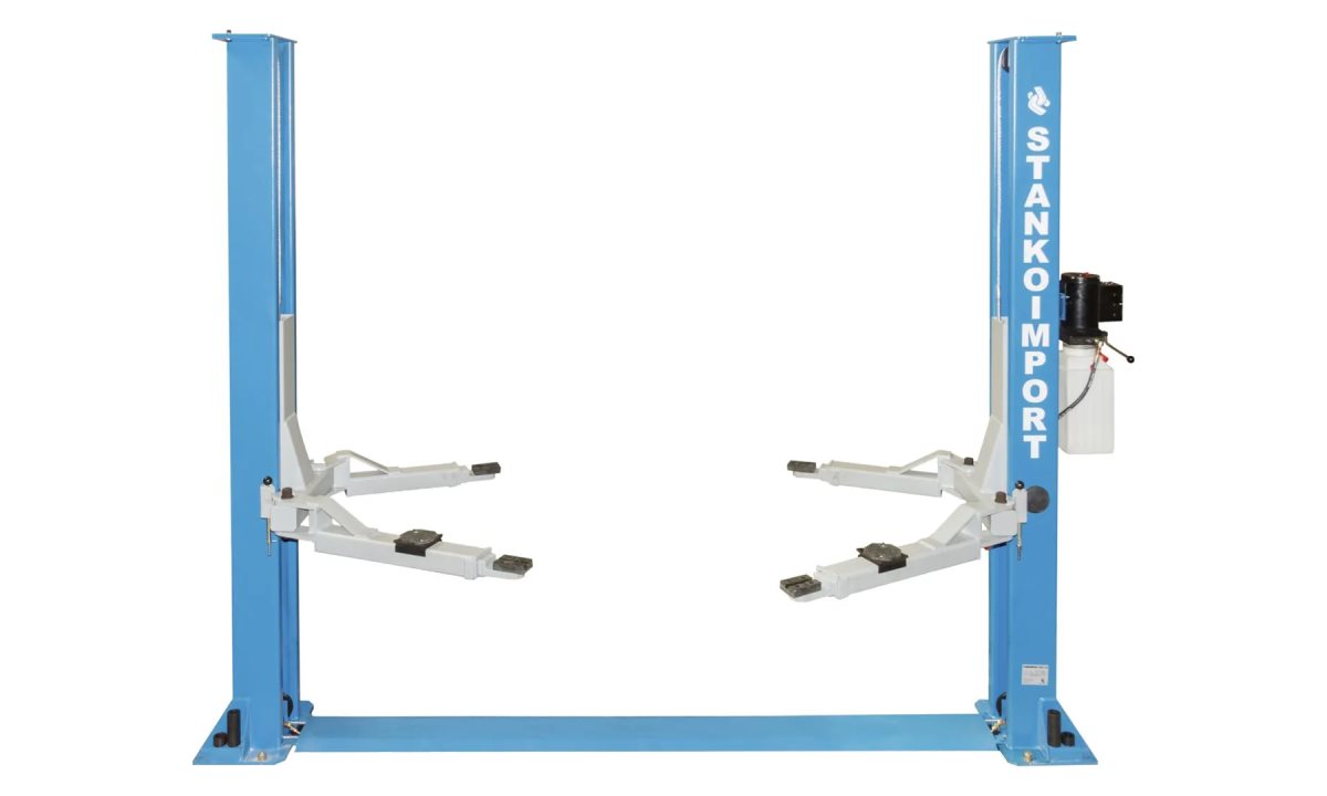  Двухстоечный подъемник 4т с ручными замками, ПГН2-4.0 380В (0)