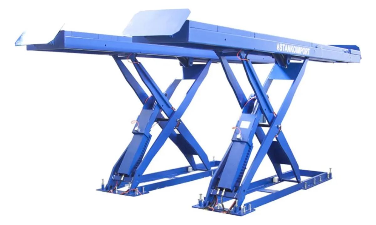  ПНГУ-4.0 Подъемник ножничный со вторым уровнем под сход-развал 4 тонны (0)