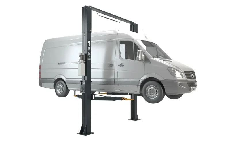 Двухстоечный электрогидравлический подъемник ПГА-5000/1 (высокая версия для LCV) фото